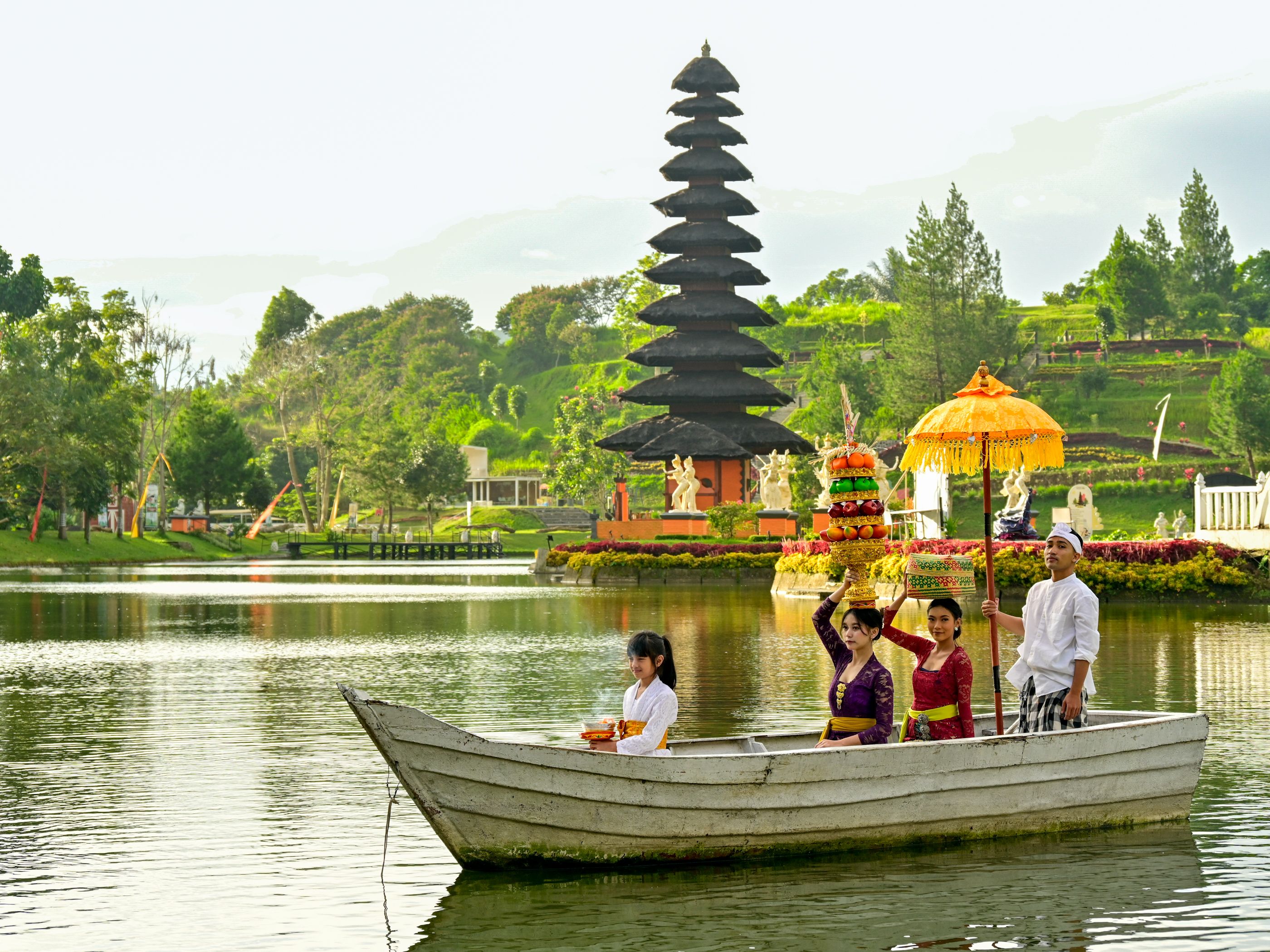 Bali beach and lagoon