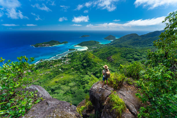Seychelles scenic background